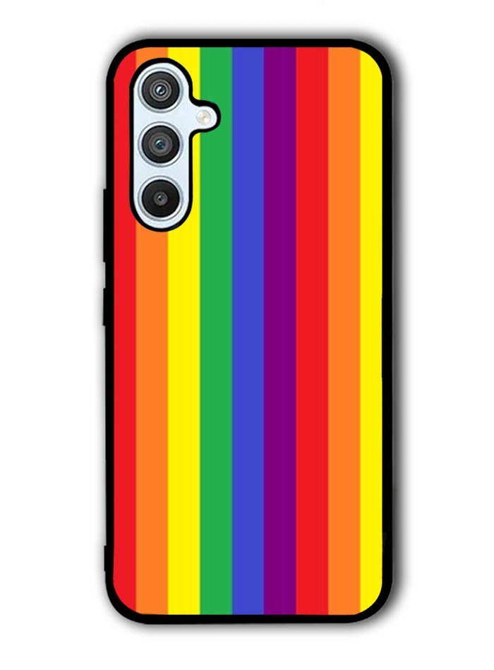 Rainbow Stripes Samsung Galaxy A14 5G Case QC8573