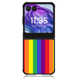 Rainbow Stripes Motorola Moto Razr Plus 2024 , Moto Razr+ 2024 Case OV8573