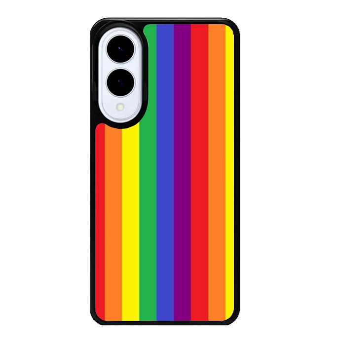 Rainbow Stripes Samsung Galaxy S25 Edge 5G Case OV8573