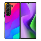 Rainbow Wave Samsung Galaxy Z Fold 6 5G 2024 Case OV8574