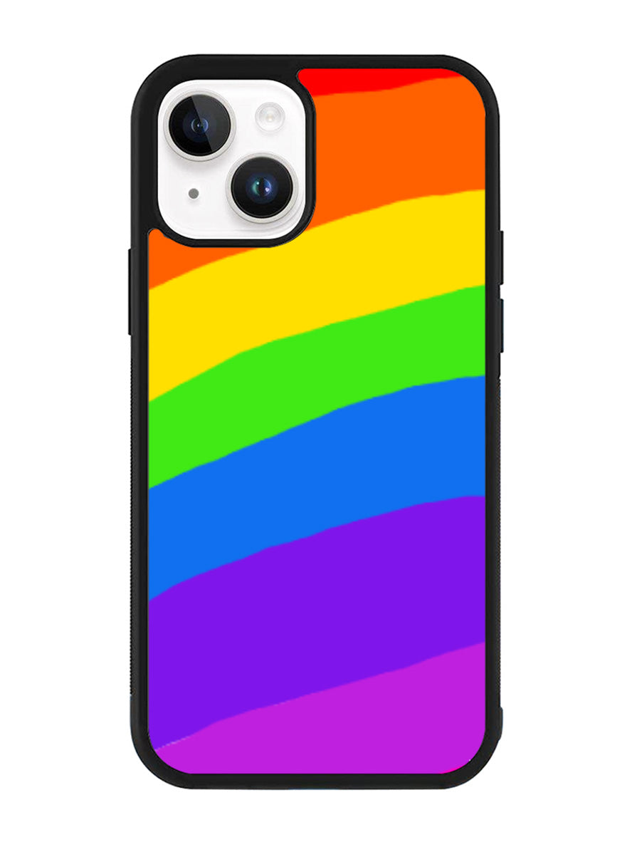 Rainbow Round iPhone 14 Plus Case QC8575