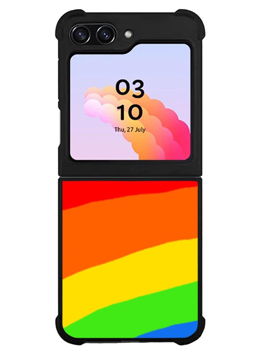 Rainbow Round Samsung Galaxy Z Flip 5 5G 2023 Case OV8575