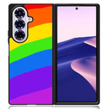 Rainbow Round Samsung Galaxy Z Fold 7 Case OV8575