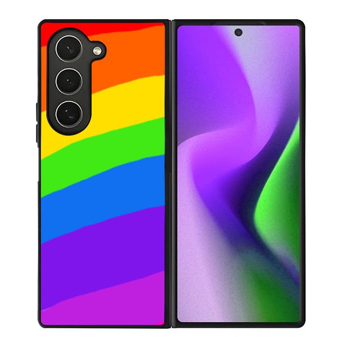Rainbow Round Samsung Galaxy Z Fold 6 5G 2024 Case OV8575