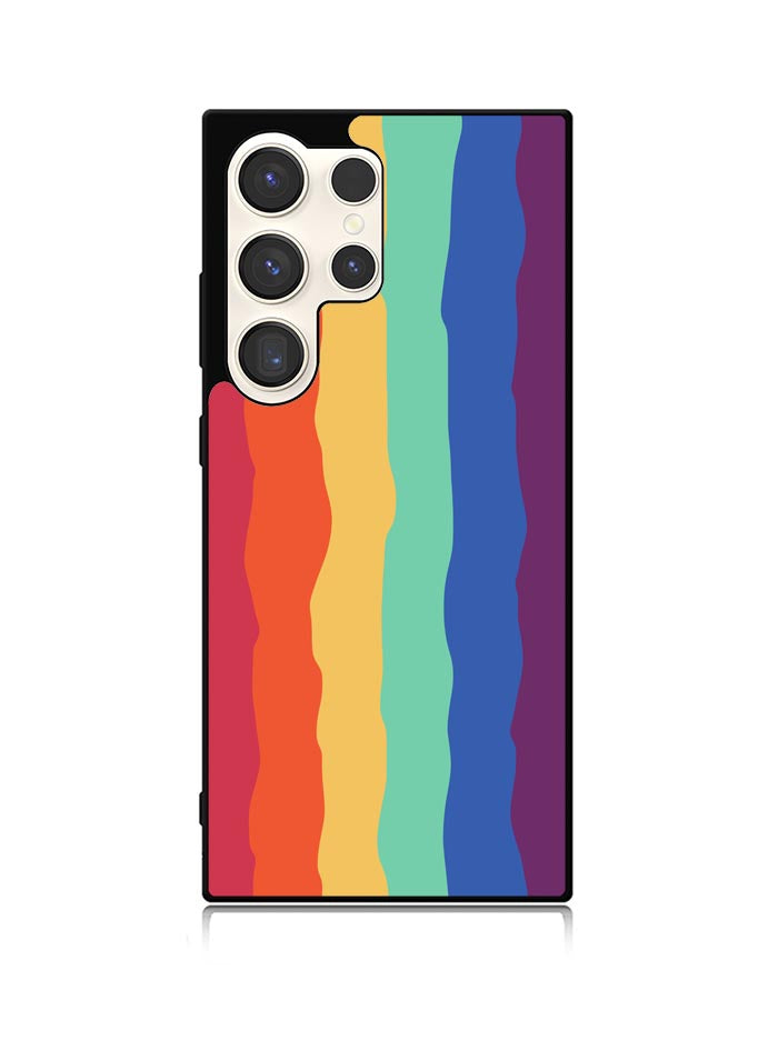 Pride Rainbow Stripes Samsung Galaxy S25 Ultra 5G Case