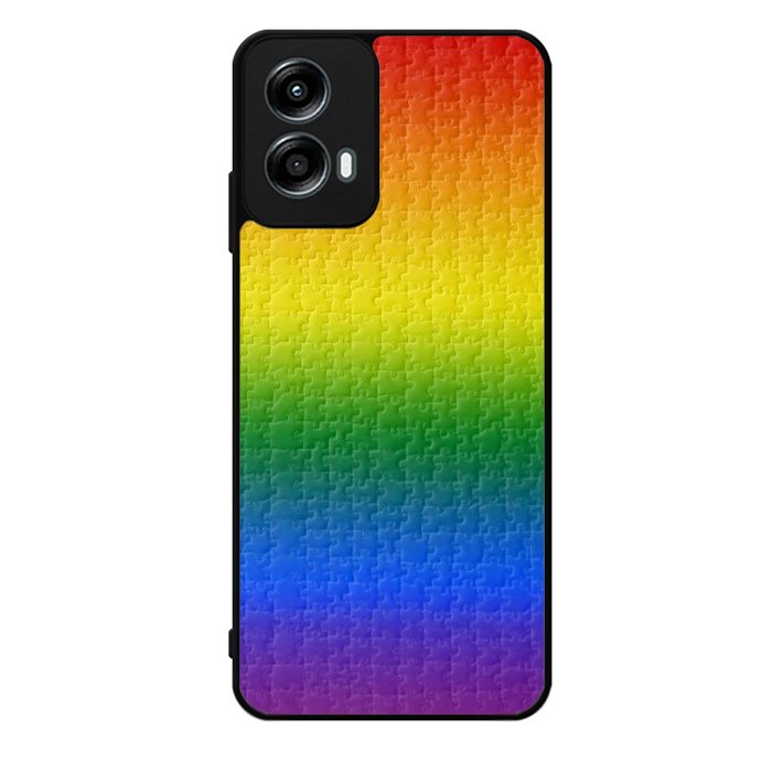 Puzzle Rainbow Motorola Moto G Play 2024 Case OV8577