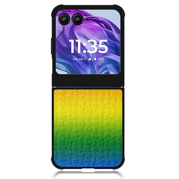 Puzzle Rainbow Motorola Moto Razr Plus 2024 , Moto Razr+ 2024 Case OV8577