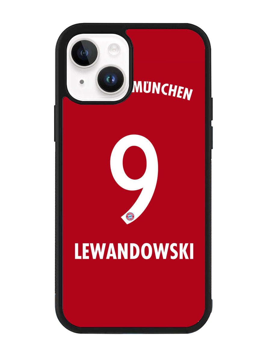 Lewandowski Bayern Munchen iPhone 14 Case QC8587