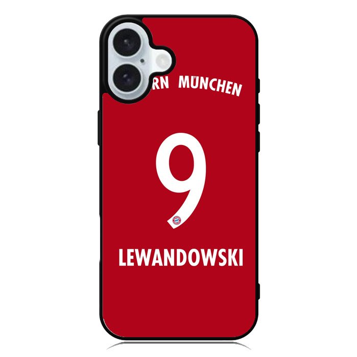 Lewandowski Bayern Munchen iPhone 16 Case QC8587