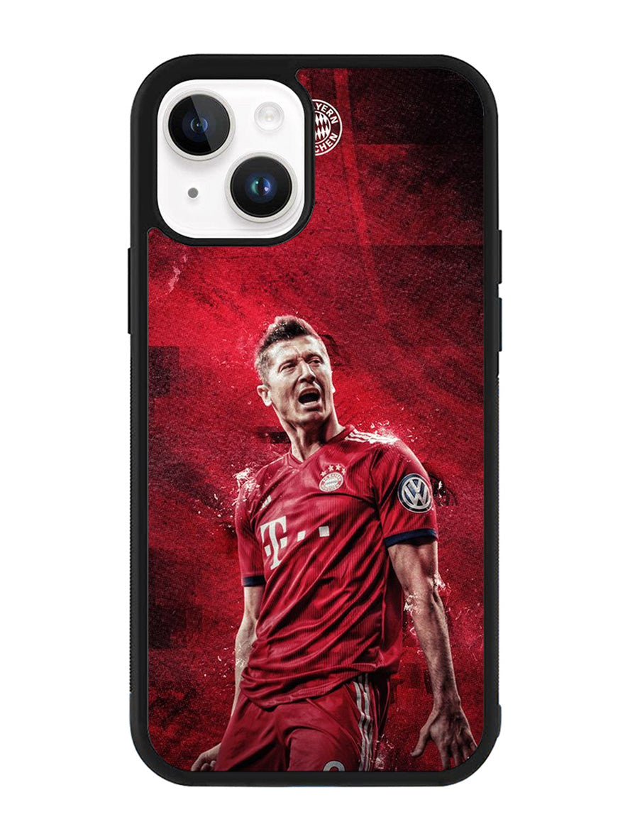 Bayern Munchen Lewandowski iPhone 14 Case QC8591