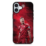 Bayern Munchen Lewandowski iPhone 16 Plus Case QC8591