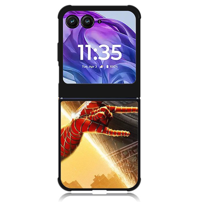 Teleport Spiderman with Dr Strange Motorola Moto Razr Plus 2024 , Moto Razr+ 2024 Case OV8597