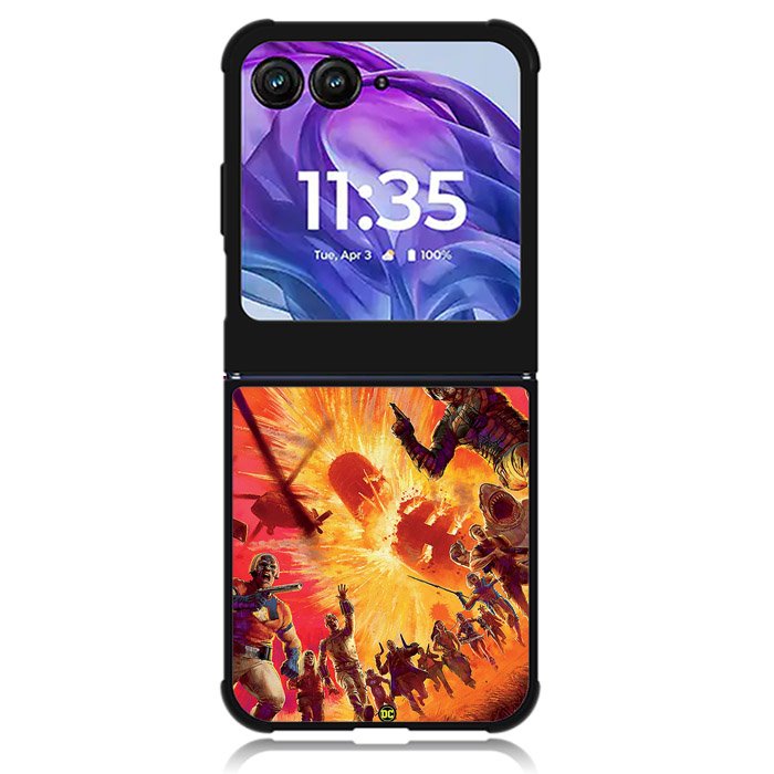 The Suicide Squad Trial by Fire Motorola Moto Razr Plus 2024 , Moto Razr+ 2024 Case OV8598