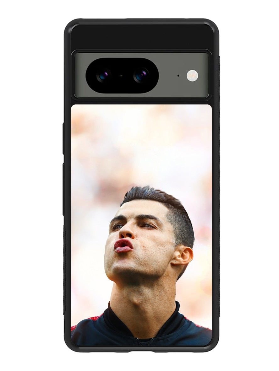 Kiss from Cristiano Ronaldo Google Pixel 8 Case QC8624