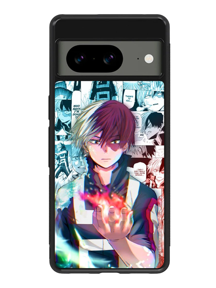 Burn Todoroki Shoto Google Pixel 8A Case QC9252