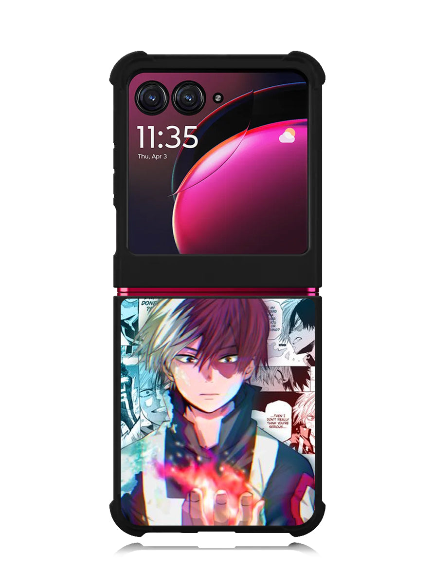 Burn Todoroki Shoto Motorola Moto Razr Plus 2023 , Moto Razr+ 2023 Case OV9252