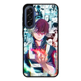 Burn Todoroki Shoto Samsung Galaxy A17 Case QC9252