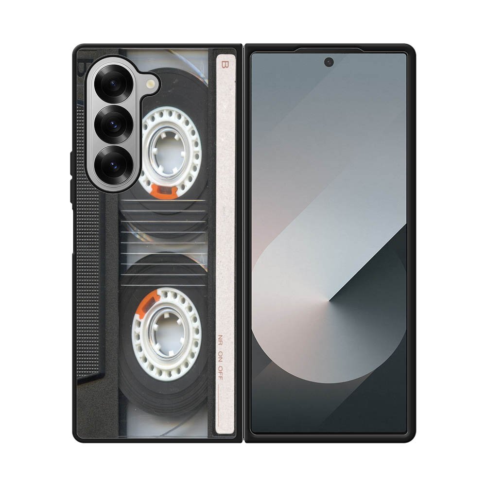 Retro Cassette Tape 2 Samsung Galaxy Z Fold 7 5G Case QC2739