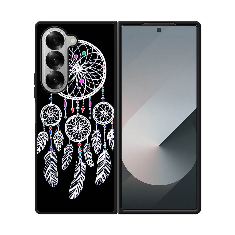Black Dream Catcher Samsung Galaxy Z Fold 7 5G Case QC4163