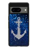 Blue Glitters Anchor Google Pixel 8A Case QC4188