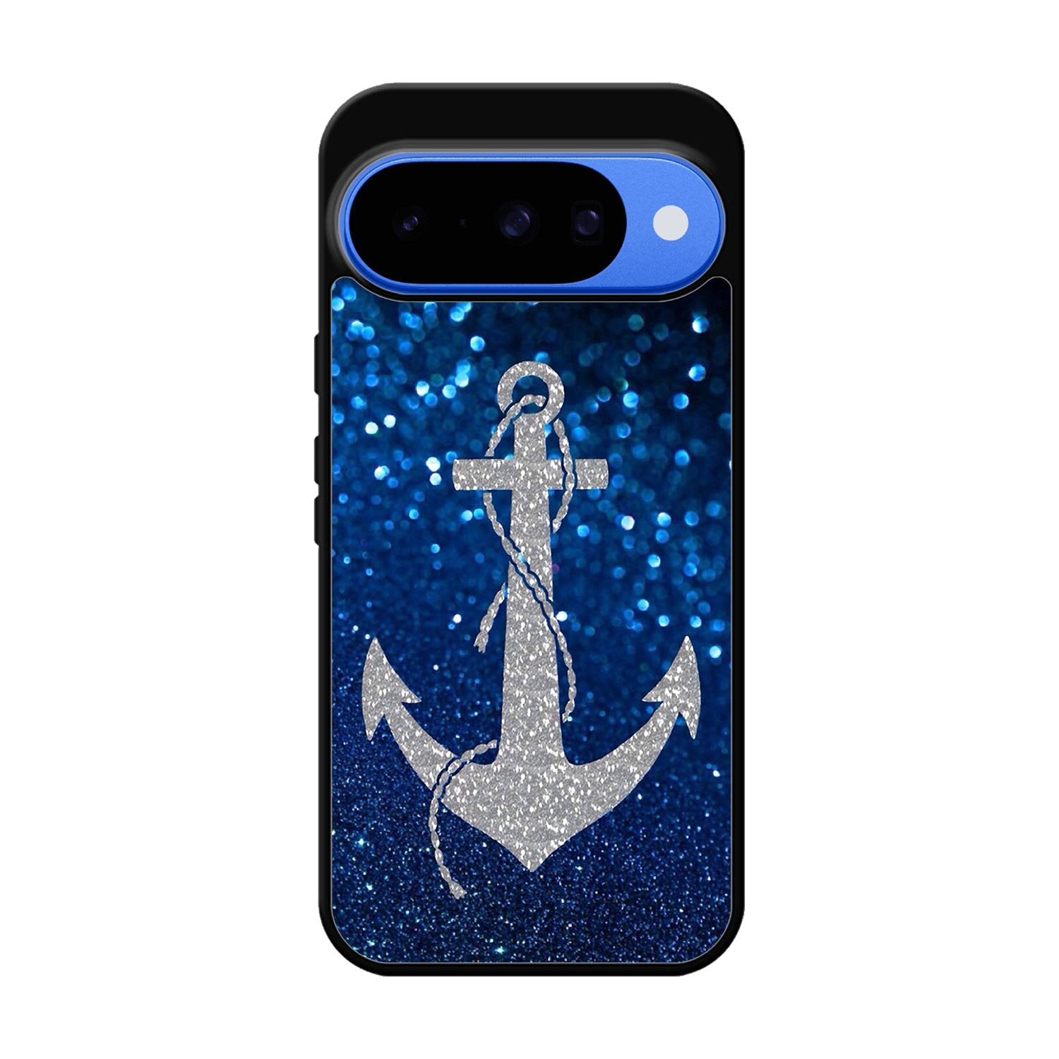 Blue Glitters Anchor Google Pixel 10 Case QC4188