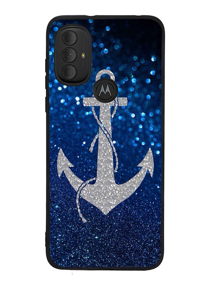 Blue Glitters Anchor Motorola Moto G Pure 2021 , Moto G Power 2022 Case OV4188
