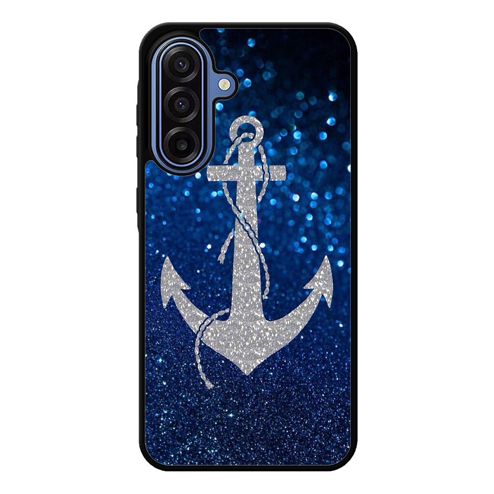 Blue Glitters Anchor Samsung Galaxy A17 Case QC4188