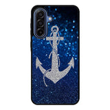 Blue Glitters Anchor Samsung Galaxy A17 Case QC4188