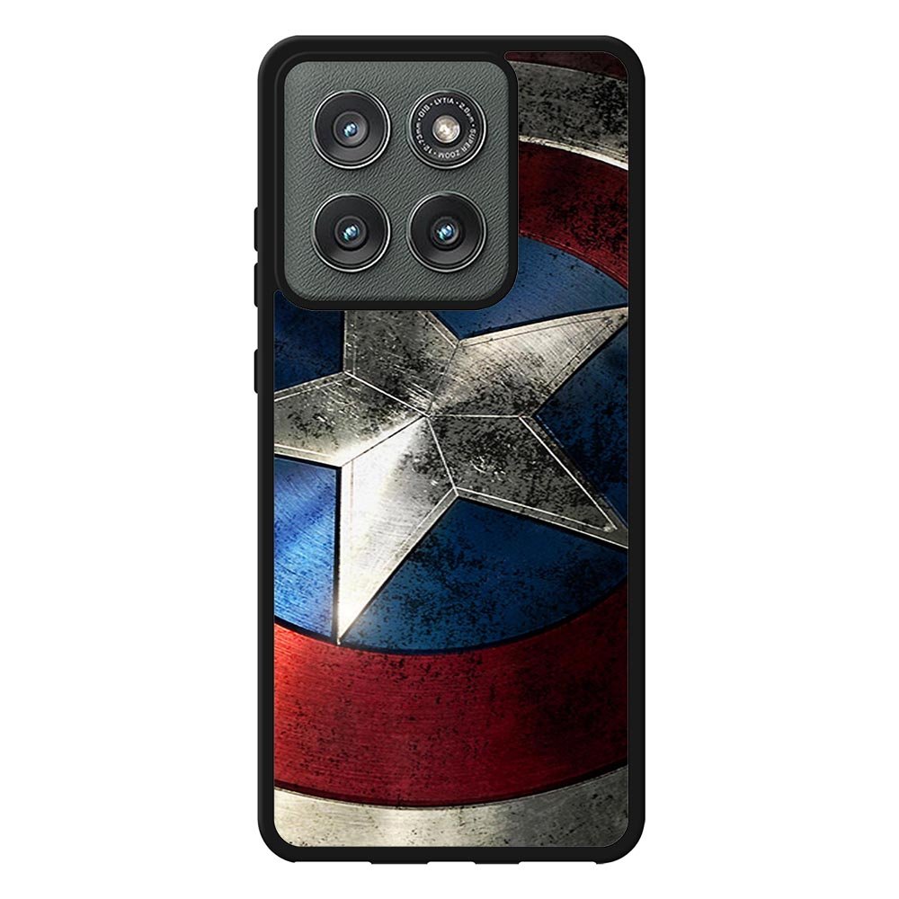 Captain America Shield Snap Motorola Moto Edge 2025 Case
