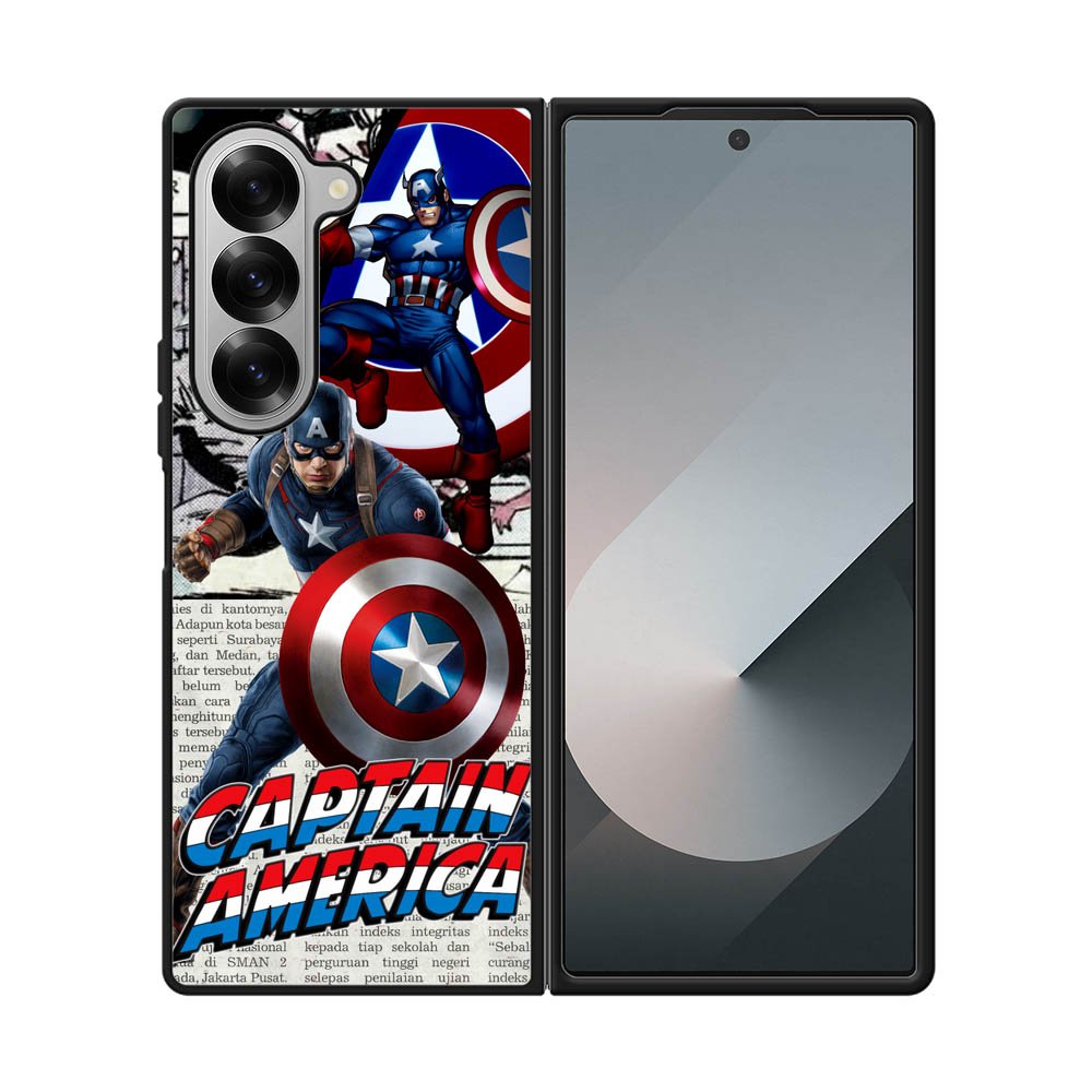 Captain America Marvel DC Comics Samsung Galaxy Z Fold 7 5G Case QC4377