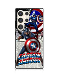 Captain America Marvel DC Comics Samsung Galaxy S23 Ultra 5G Case QC4377