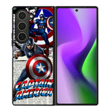 Captain America Marvel DC Comics Samsung Galaxy Z Fold 6 5G 2024 Case OV4377