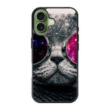 Cat Glasses iPhone 17 Case QC4396