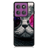 Cat Glasses Motorola Moto Edge 2025 | Moto Edge 60 Fusion | Moto Edge 60 Pro Case OV4396