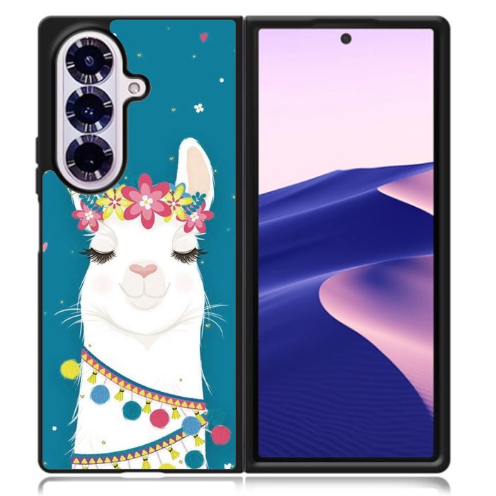 For the Love of Llamas Samsung Galaxy Z Fold 7 Case OV4920