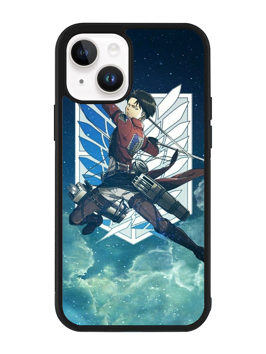 Levi Ackerman Attack on iPhone 14 Plus Case QC3505