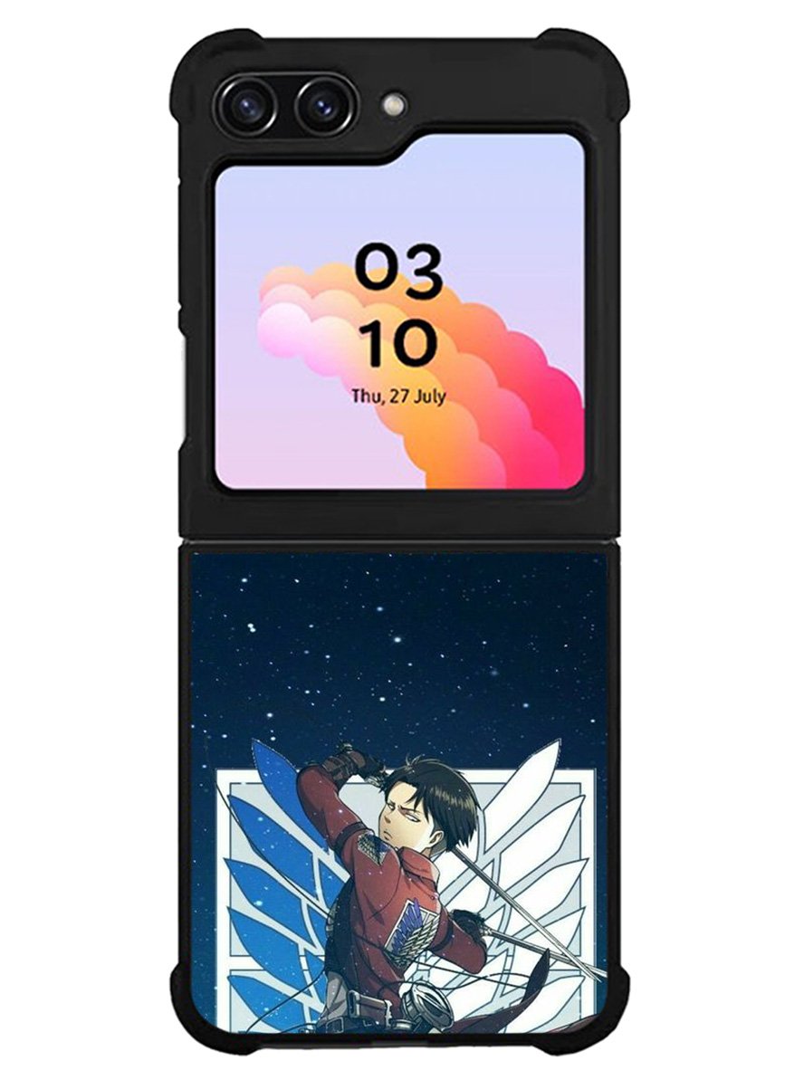 Levi Ackerman Attack on Samsung Galaxy Z Flip 5 5G 2023 Case OV3505