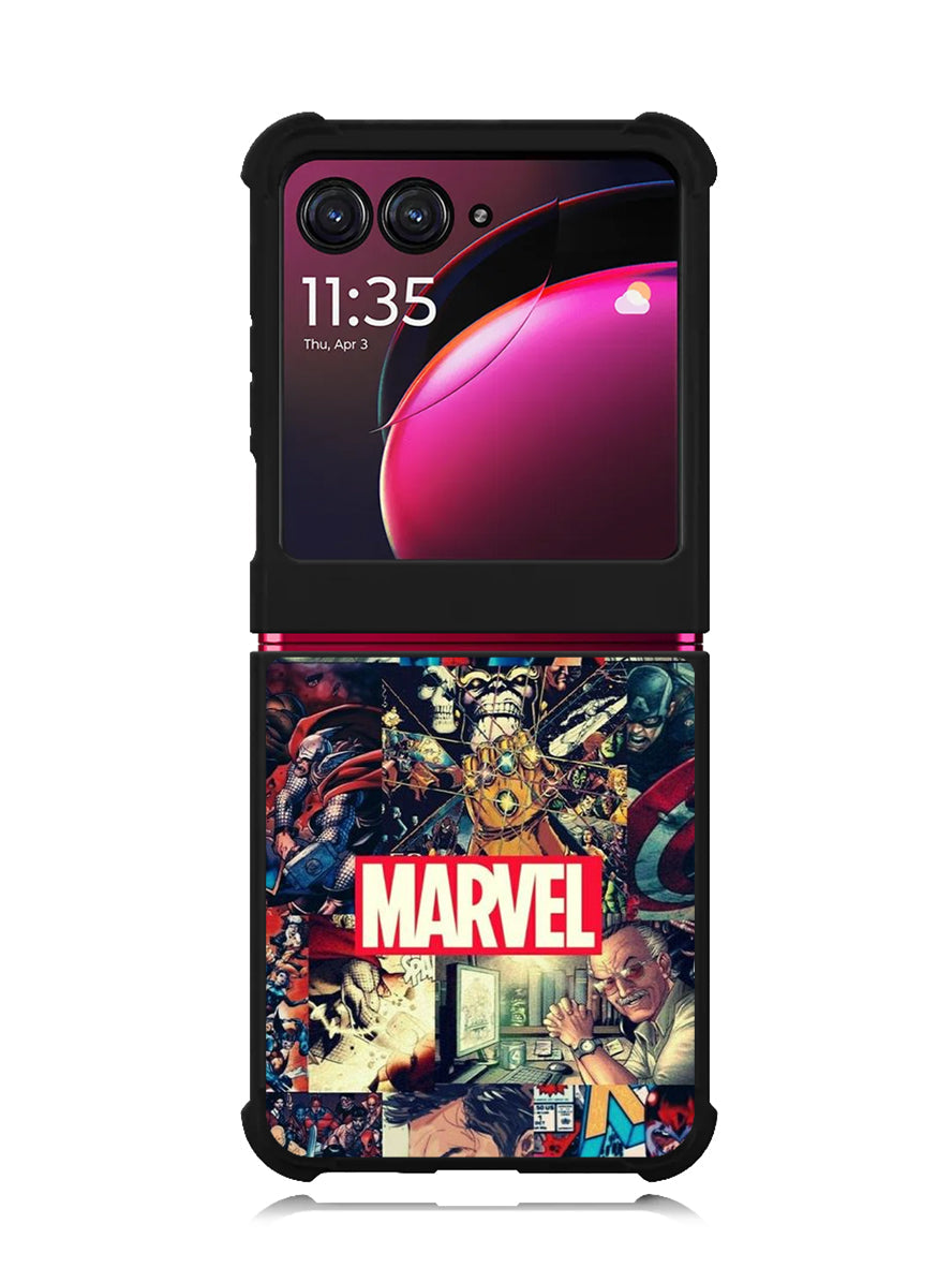 Marvel Comic Heroes Motorola Moto Razr Plus 2023 , Moto Razr+ 2023 Case OV3351
