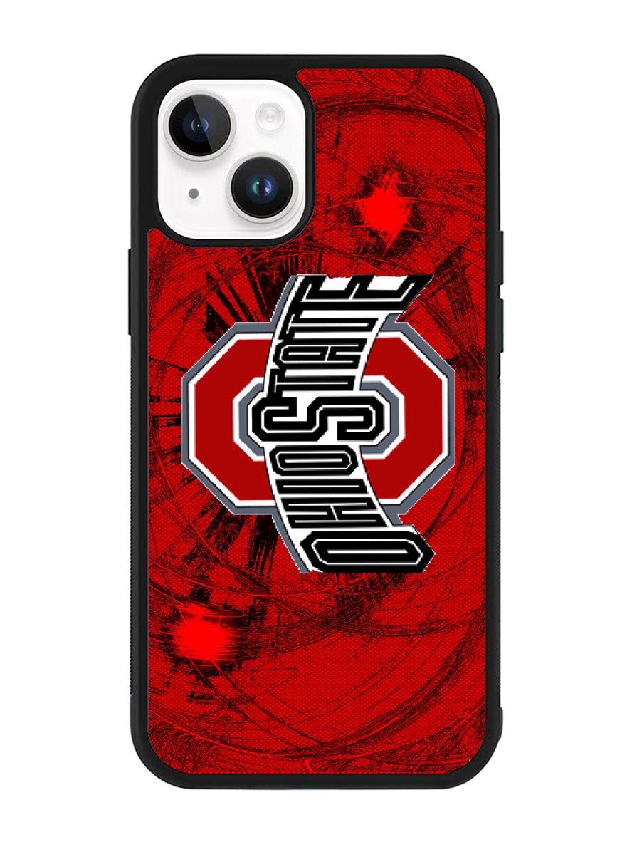 ohio state buckeyes football iPhone 15 Plus Case OV3001