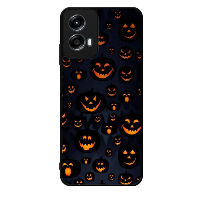Scary Halloween Pumpkin Masks Motorola Moto G Play 2024 Case OV2654