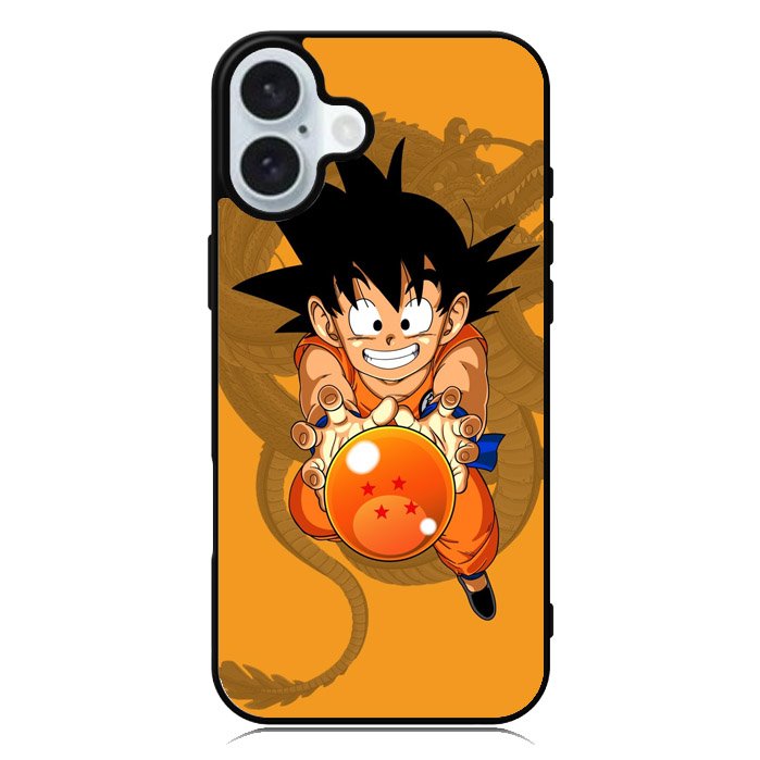Son Goku and the Dragon Ball iPhone 16 Case QC2545