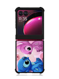 Stitch Pink And Blue 2nd Motorola Moto Razr Plus 2023 , Moto Razr+ 2023 Case