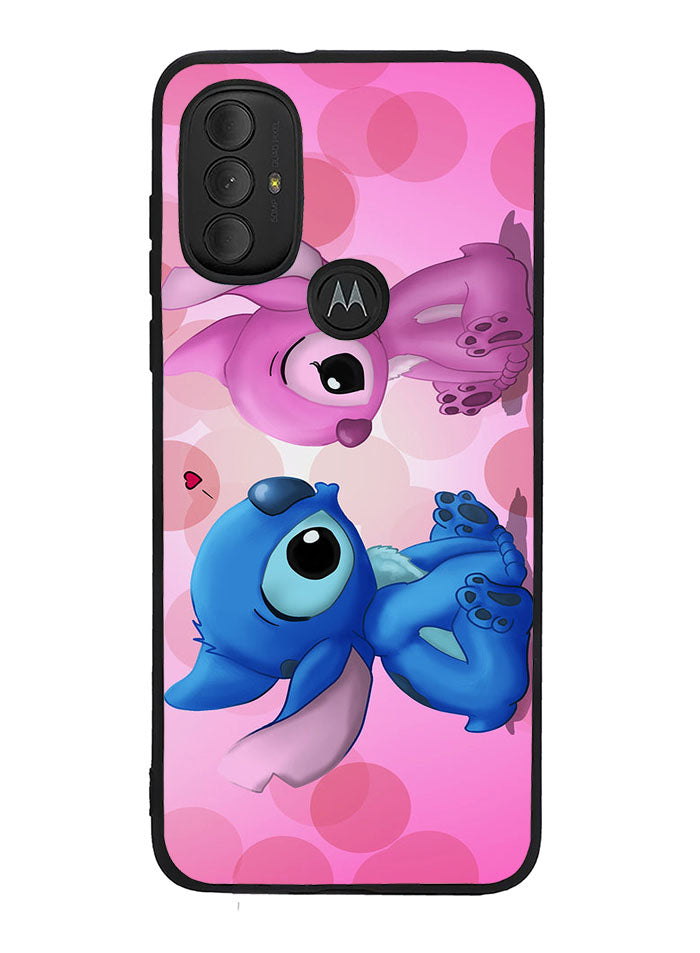Stitch Pink And Blue 2nd Motorola Moto G Pure 2021 , Moto G Power 2022 Case