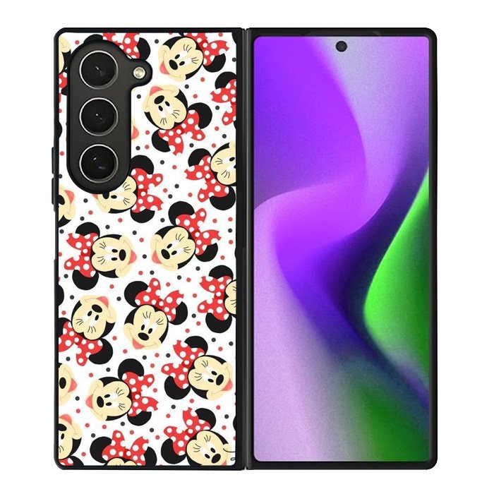 Disney Minnie Mouse Face Cute Samsung Galaxy Z Fold 6 5G 2024 Case OV4705