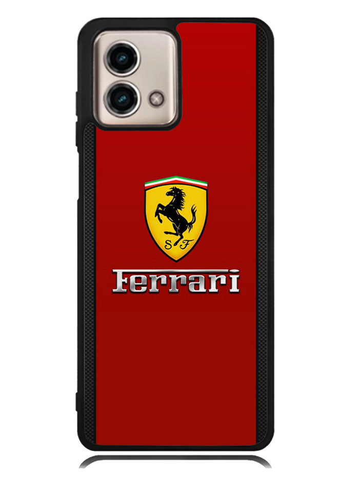 Ferrari Chrome Logo Motorola Moto G Stylus 5G 2023 Case