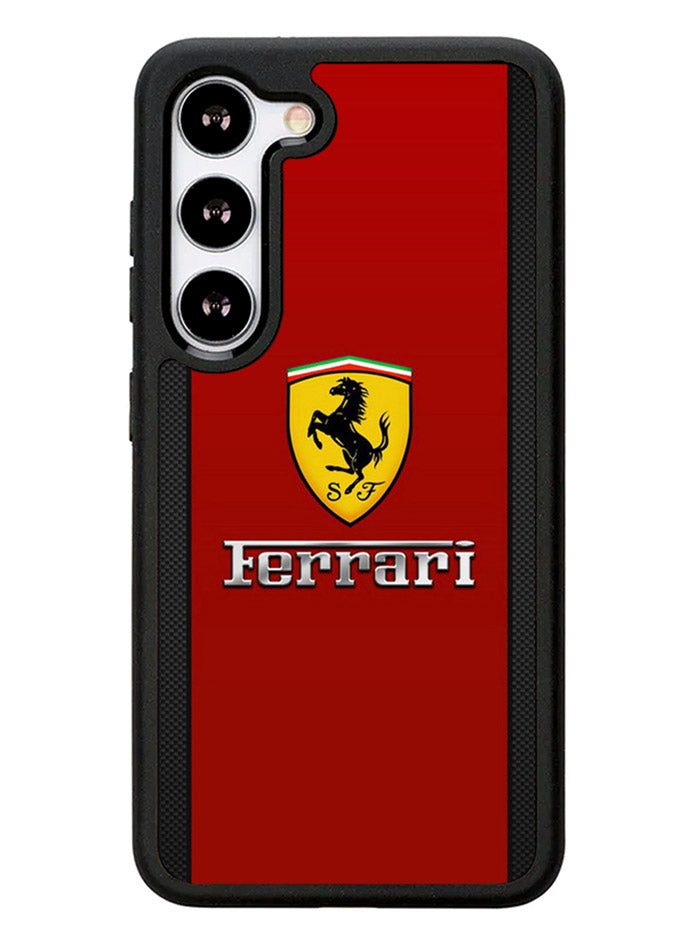 Ferrari Chrome Logo Samsung Galaxy S23 5G Case