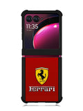 Ferrari Chrome Logo Motorola Moto Razr Plus 2023 , Moto Razr+ 2023 Case