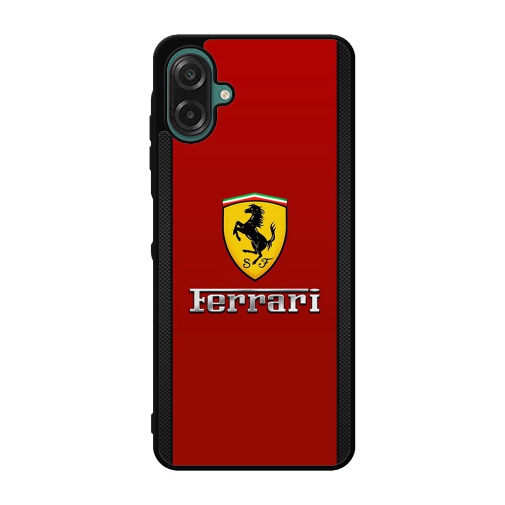 Ferrari Chrome Logo Samsung Galaxy A07 Case