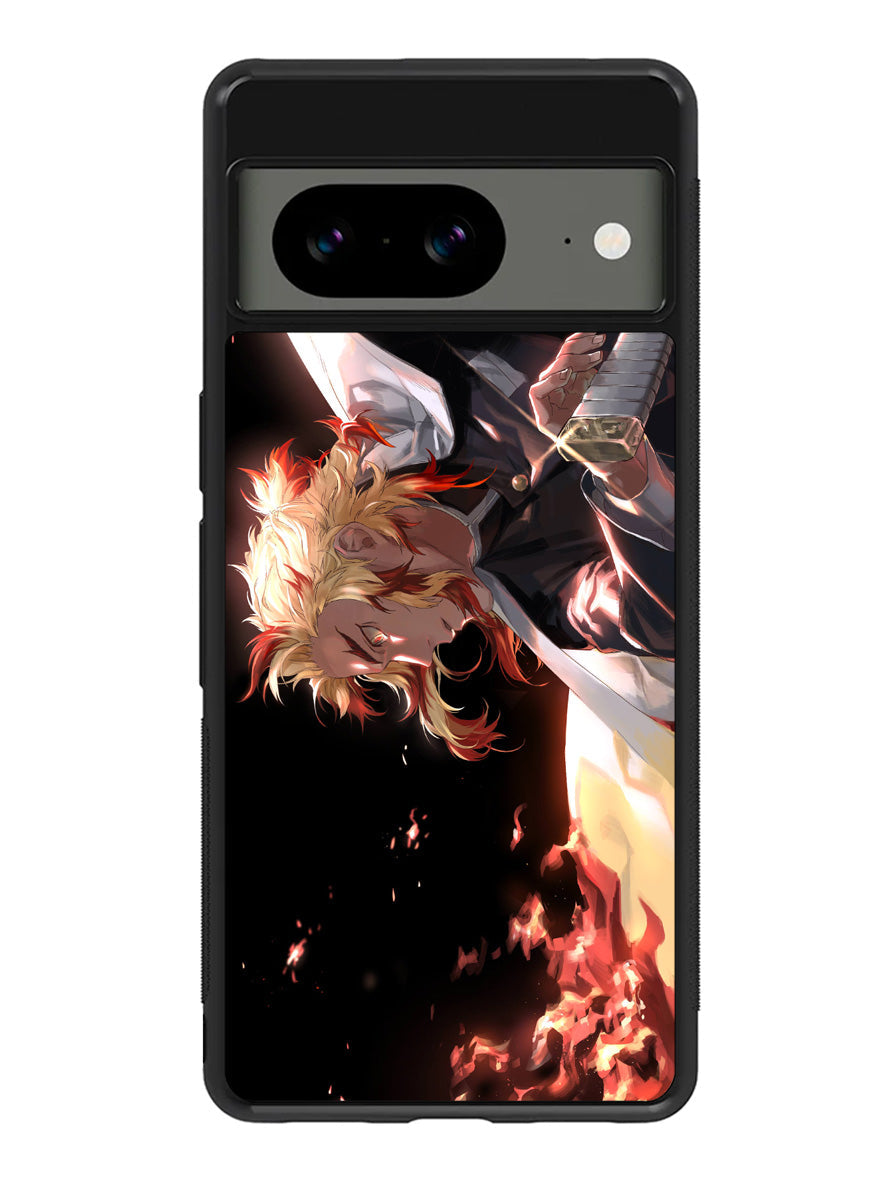 Flame Pillar Rengoku Kyoujurou Google Pixel 8 Case QC4877