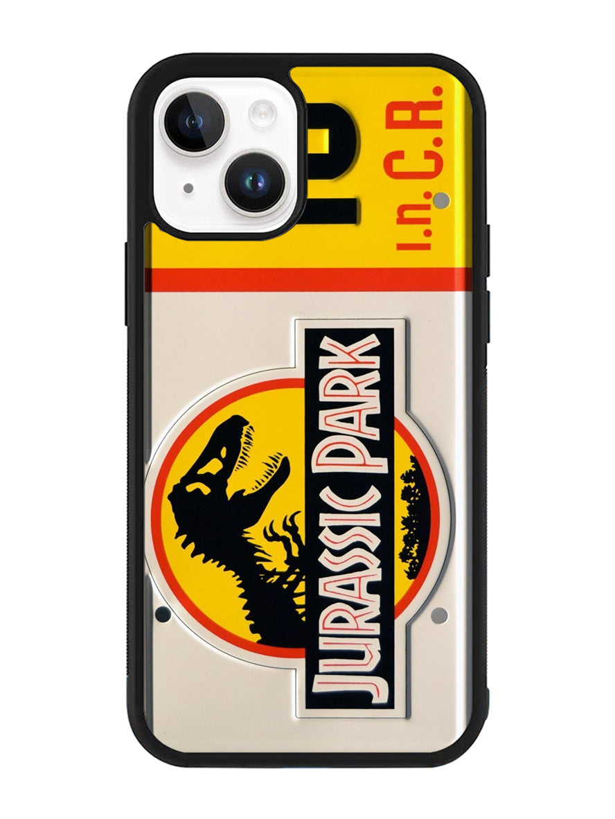 Jurassic Park Jeep License iPhone 15 Plus Case OV3640